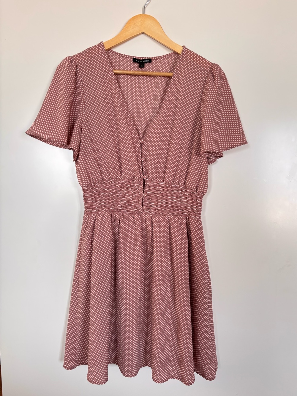 Pink Polka Dot Dress